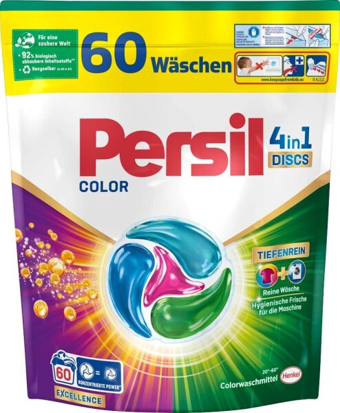 Persil COLOR 4in1 DISCS TIEFENREIN Waschmittel Caps, 60 St.