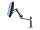 ergotron Monitor-Halterung LX mit hoher Säule 45-295-026 silber für 1 Monitor, T