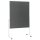 magnetoplan Moderationswand 120,0 x 150,0 cm dunkelgrau