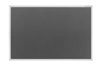 magnetoplan Pinnwand 150,0 x 100,0 cm Textil grau