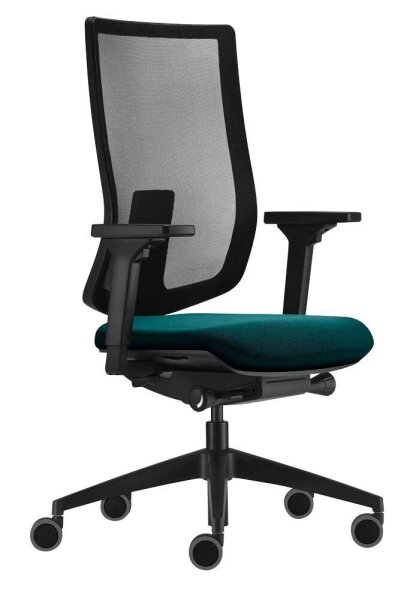 sedus Bürostuhl se:do pro light 2, AP-896/009 Stoff blau, Gestell schwarz