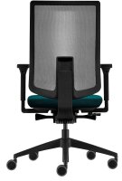 sedus Bürostuhl se:do pro light 2, AP-896/009 Stoff blau, Gestell schwarz
