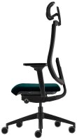 sedus Bürostuhl se:do pro light 2, AP-896/010 Stoff blau, Gestell schwarz