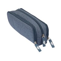 WEDO Schlampermäppchen Denim blau, 23,0 x 7,5 cm