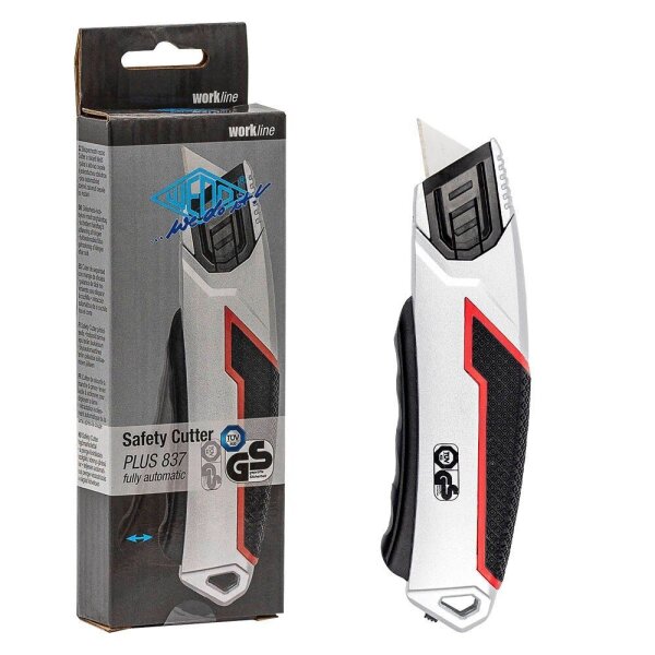 WEDO Cuttermesser Safety Plus Metall silber 19,0 mm, 1 St.