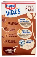 Dr. Oetker Vitalis Knuspermüsli Schoko Müsli 500,0 g, 1 St.