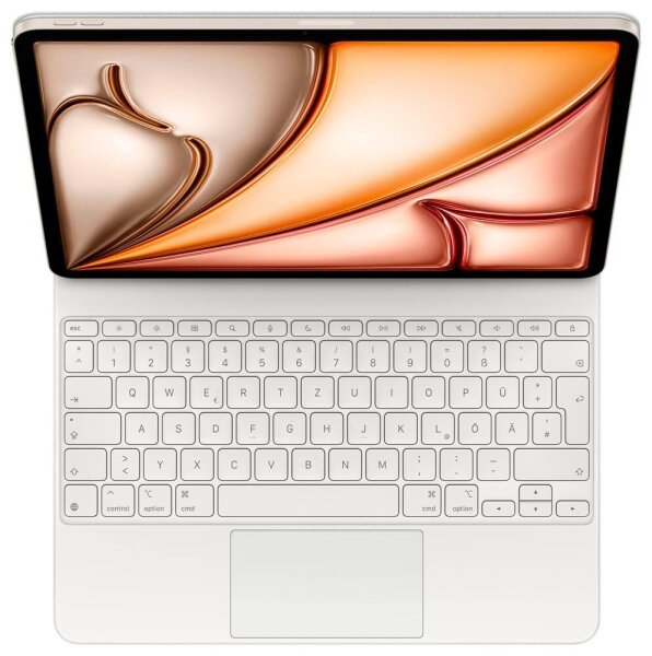 Apple Magic Keyboard Tablet-Tastatur weiß geeignet für Apple iPad Air 13" (M2), Apple iPad Air 13" (M3)