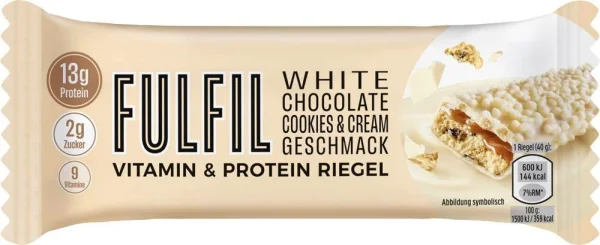 FULFIL White Chocolate Cookies & Cream Proteinriegel...