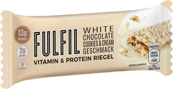 FULFIL White Chocolate Cookies & Cream Proteinriegel...