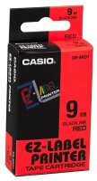 CASIO Schriftband XR-9RD XR-9RD1-W-DJ, 9 mm, schwarz auf...