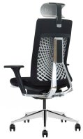 LMG Bürostuhl, X7-BH-01 Kunststoff schwarz, Gestell chrom