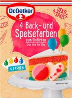 Dr. Oetker 4 Back- und Speisefarben, 1 St.