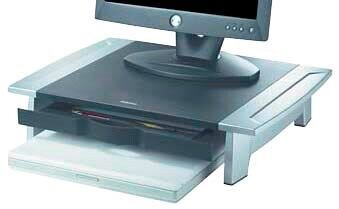 AKTION: Fellowes Monitorständer Office Suites Kompakt schwarz, silber mit 10 Euro CashBack