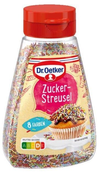 Dr. Oetker Zuckerstreusel Dekor 130,0 g, 1 St.