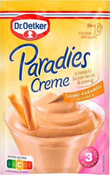 Dr. Oetker Paradies Creme Sahne-Karamell 65,0 g, 1 St.