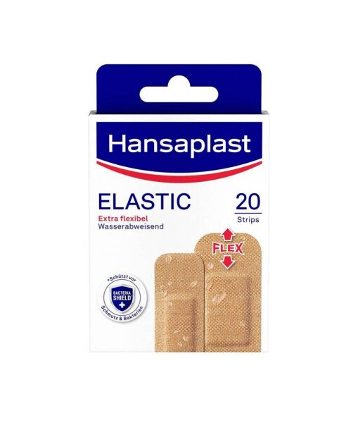 Hansaplast Pflaster ELASTIC mittelbeige 47086, 20 St.