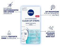 NIVEA HAUTVERFEINERNDE CLEAR-UP STRIPS Mitesserpflaster 6...