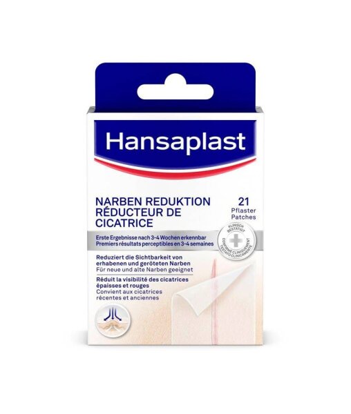 Hansaplast Pflaster NARBEN REDUKTION 2728 transparent 38 x 68 mm, 21 St.