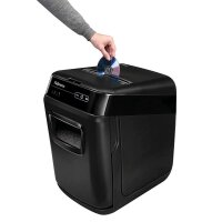 Fellowes AutoMax 150C Aktenvernichter mit Partikelschnitt P-4, 4 x 38 mm, bis 150 Blatt, schwarz