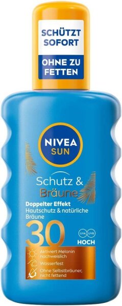 NIVEA SUN Schutz & Bräune Sonnenspray 200,0 ml
