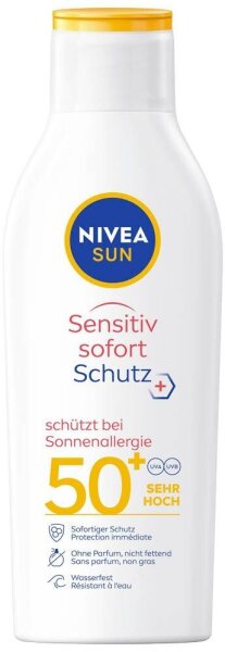NIVEA SUN Sensitiv sofort Schutz Sonnenmilch 200 ml