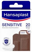 Hansaplast Pflaster SENSITIVE 48498 dunkelbraun, 20 St.