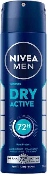 NIVEA MEN DRY ACTIVE Deo-Spray 150,0 ml