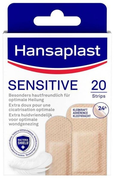 Hansaplast Pflaster SENSITIVE 48495 hellbeige, 20 St.