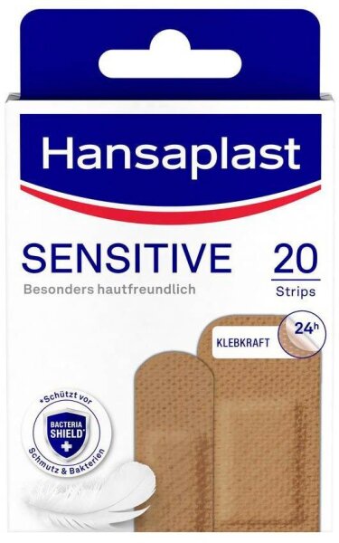 Hansaplast Pflaster SENSITIVE 48497 hellbraun, 20 St.