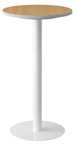 meet powered by PAPERFLOW Stehtisch rund Spanplatte buche 60,0 x 60,0 x 110,0 cm, 1 St.