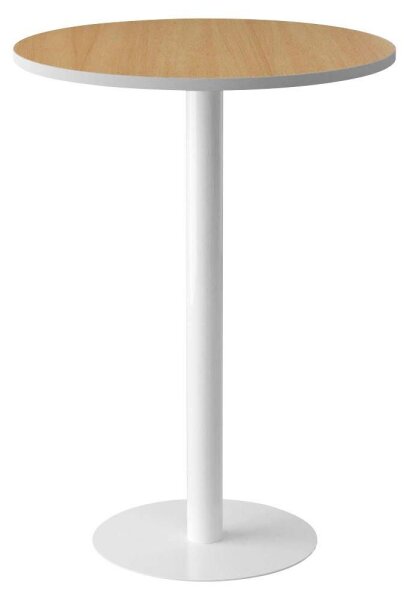 meet powered by PAPERFLOW Stehtisch rund Spanplatte buche 80,0 x 80,0 x 110,0 cm, 1 St.