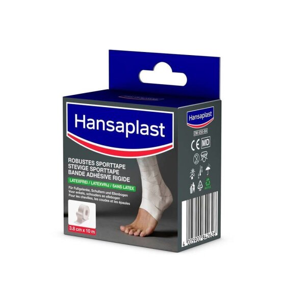 Hansaplast Tape ROBUSTES SPORTTAPE 48423 weiß 3,8 cm x 10,0 m, 1 Rolle