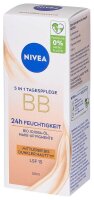 NIVEA BB MITTEL BIS DUNKEL 5IN1 24h FEUCHTIGKEIT LSF 15 Gesichtscreme 50,0 ml