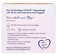 NIVEA 24h FEUCHTIGKEIT LFS 30 REICHHALTIGE Gesichtscreme 50,0 ml