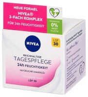 NIVEA 24h FEUCHTIGKEIT LFS 30 REICHHALTIGE Gesichtscreme 50,0 ml