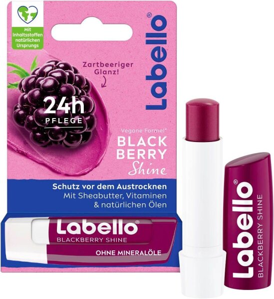 Labello BLACKBERRY Shine Lippenpflege 4,8 g