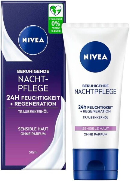 NIVEA BERUHIGENDE NACHTPFLEGE Gesichtscreme 50,0 ml
