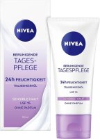 NIVEA 24h FEUCHTIGKEIT LFS 15 BERUHIGENDE Gesichtscreme...