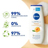 NIVEA Peach & Apricot Seed Oil Duschgel 250,0 ml