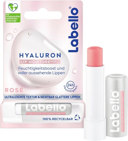 Labello HYALURON LIP MOISTURE PLUS ROSÉ Lippenpflege 5,2 g
