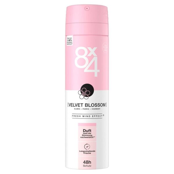 8x4 VELVET BLOSSOM Deo-Spray 150,0 ml