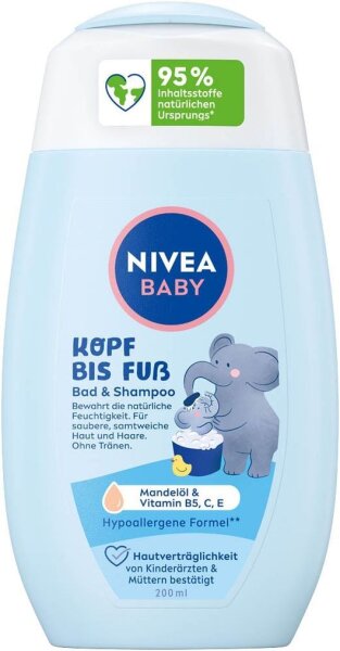 NIVEA BABY KOPF BIS FUß Baby Shampoo 200,0 ml
