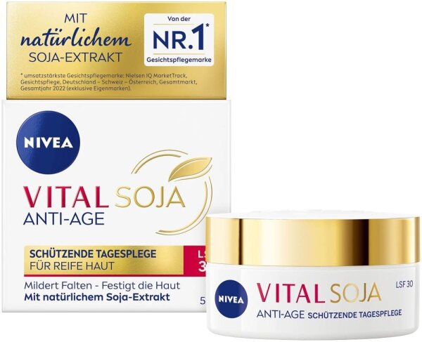 NIVEA VITAL SOJA ANTI-AGE LSF 30 Gesichtscreme 50,0 ml