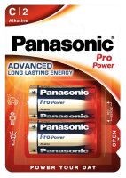 2 Panasonic Batterien Pro Power Baby C 1,5 V