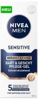 NIVEA MEN SENSITIVE BART & GESICHT Gesichtspflege-Gel 50 ml