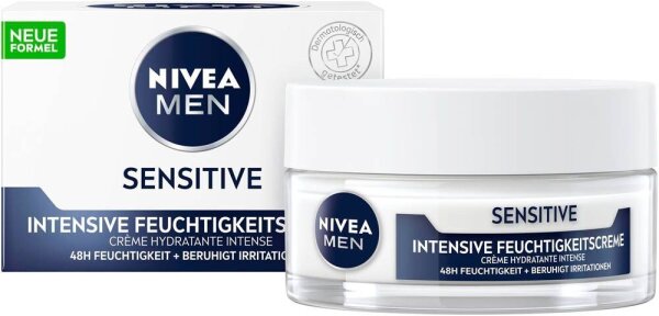 NIVEA MEN SENSITIVE INTENSIVE FEUCHTIGKEITSCREME Gesichtscreme 50,0 ml