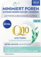 NIVEA Q10 Anti-Falten PORENVERFEINERUNG LSF 15 Gesichtscreme 50,0 ml
