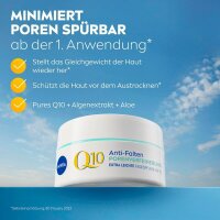 NIVEA Q10 Anti-Falten PORENVERFEINERUNG LSF 15 Gesichtscreme 50,0 ml