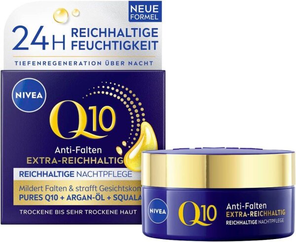 NIVEA Q10 Anti-Falten EXTRA-REICHHALTIG Gesichtscreme 50,0 ml