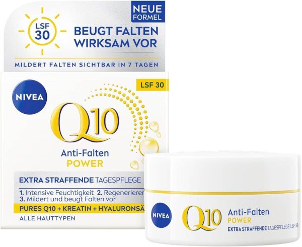 NIVEA Q10 Anti-Falten POWER LSF 30 Gesichtscreme 50,0 ml